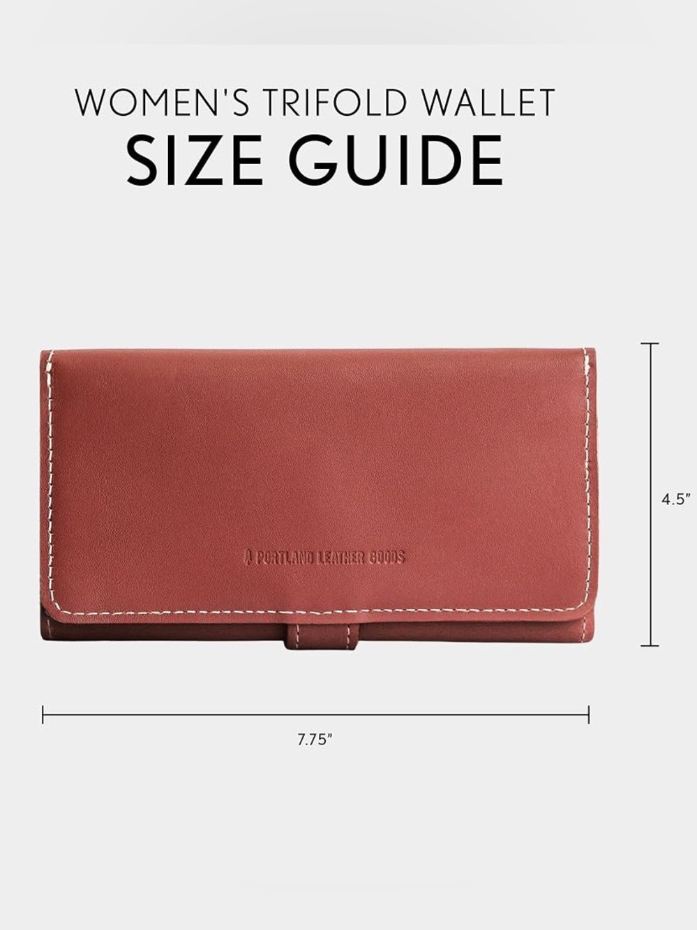 Portland Leather Women's Wallet - Picture 3 of 4